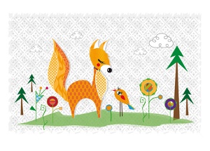 El alcaraván y la zorra